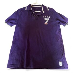 French Connection vintage 90s purple polo men’s size medium
